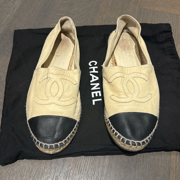 Chanel Espadrilles Lambskin size 7